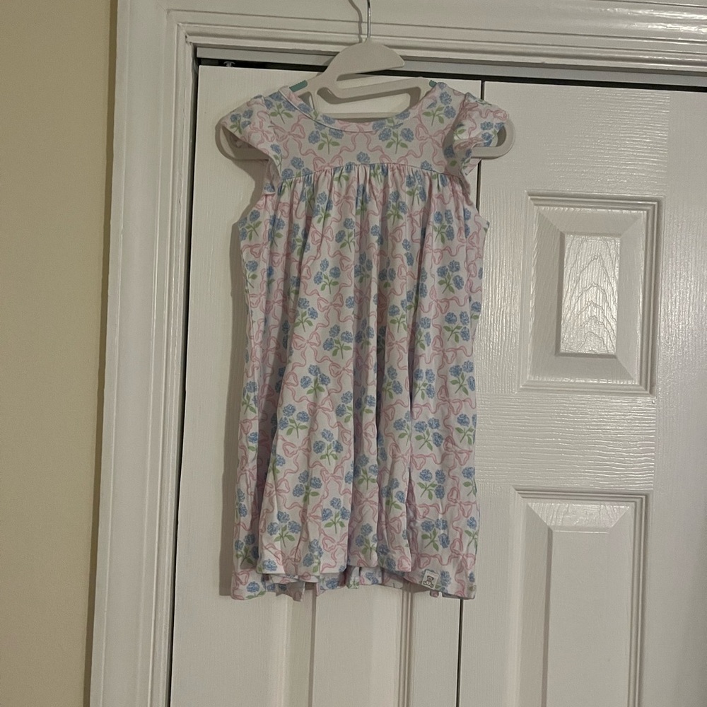 Floral Patterned Bamboo Sleep Dress